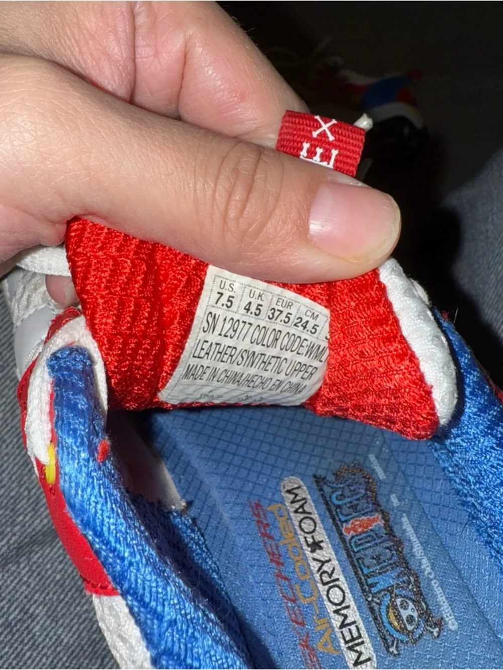 Skechers D'lites 2 X One Piece Women's Sneakers Luffy Limited Edition - Picture 6 of 6
